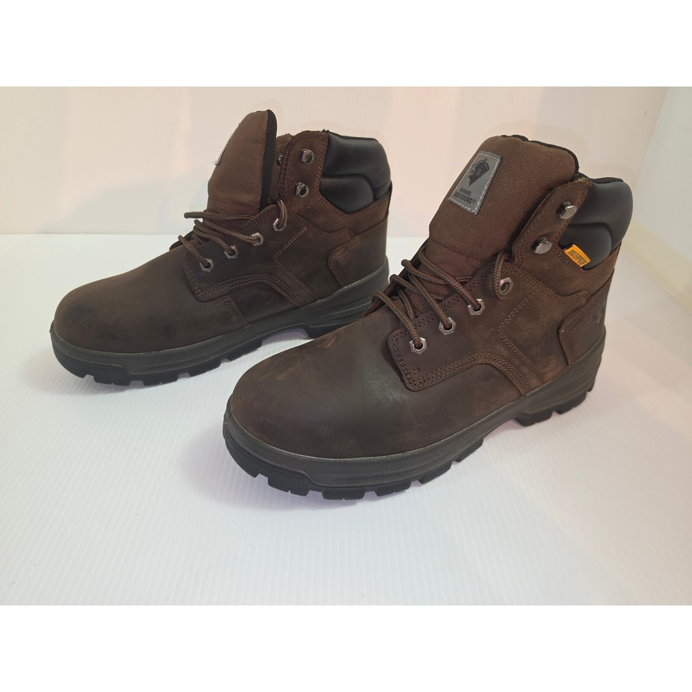 Herman Survivors Mens Waterproof Leather Work Boots Brown 11.5 W ASTM F2413-18